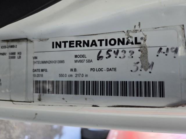 2019 International MV607-18