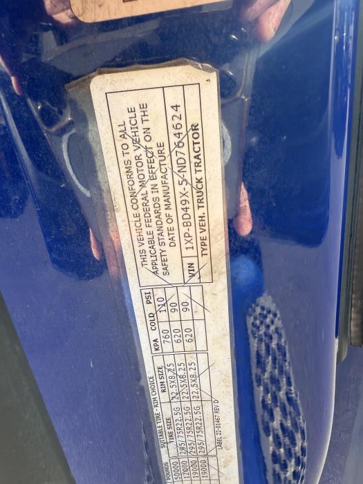 2022 Peterbilt 579-16