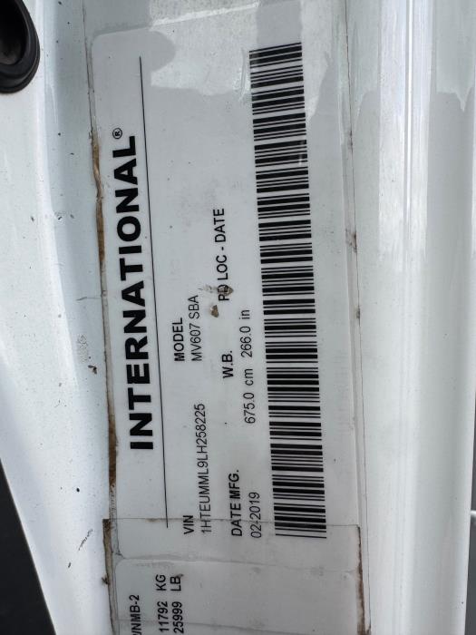 2020 International MV607-8