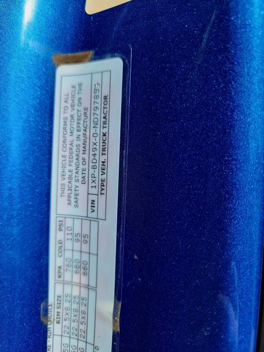 2022 Peterbilt 579-18