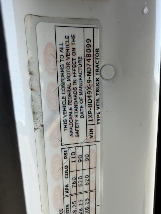 2022 Peterbilt 579-27