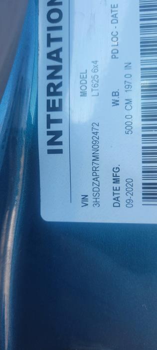 2021 International LT625-7