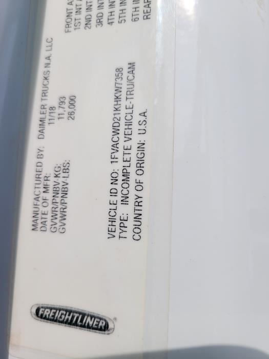 2019 Freightliner Business Class M2 106-8