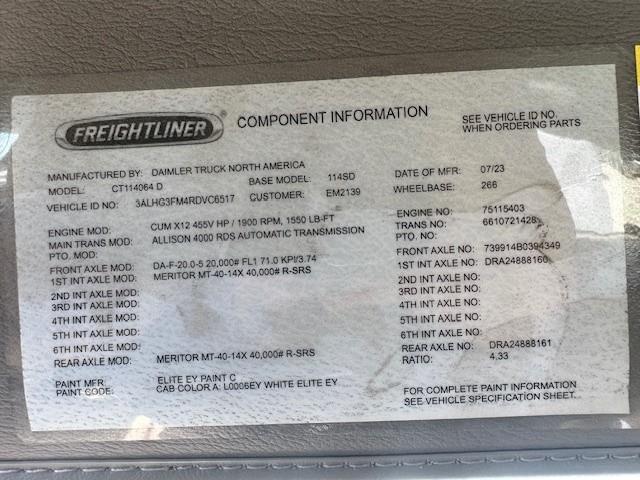 2024 Freightliner FL114SD-5