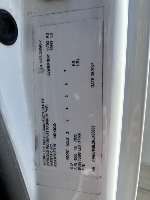 2022 International MV607-14