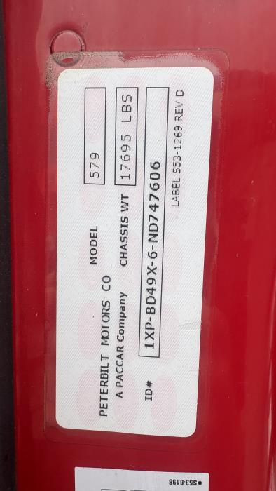 2022 Peterbilt 579-0
