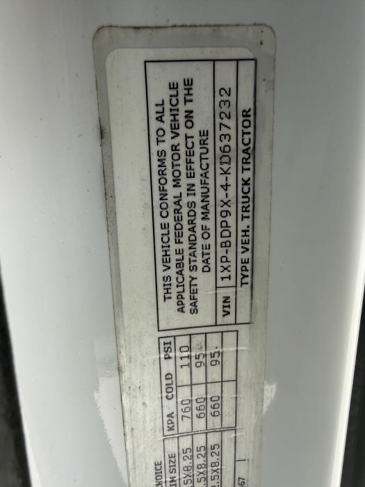 2019 Peterbilt 579-26