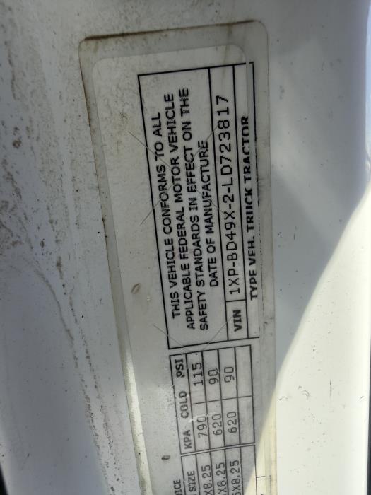 2020 Peterbilt 579-26