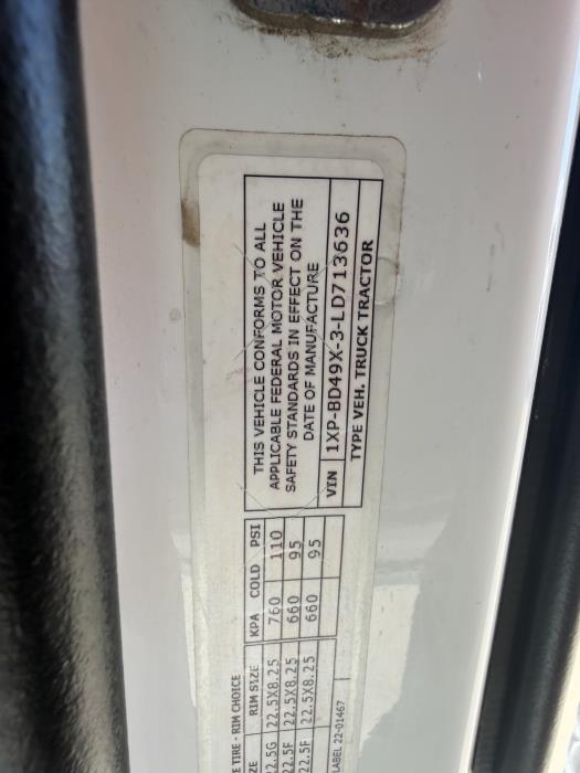 2020 Peterbilt 579-25