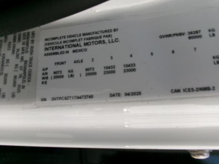 2026 International HX620-12