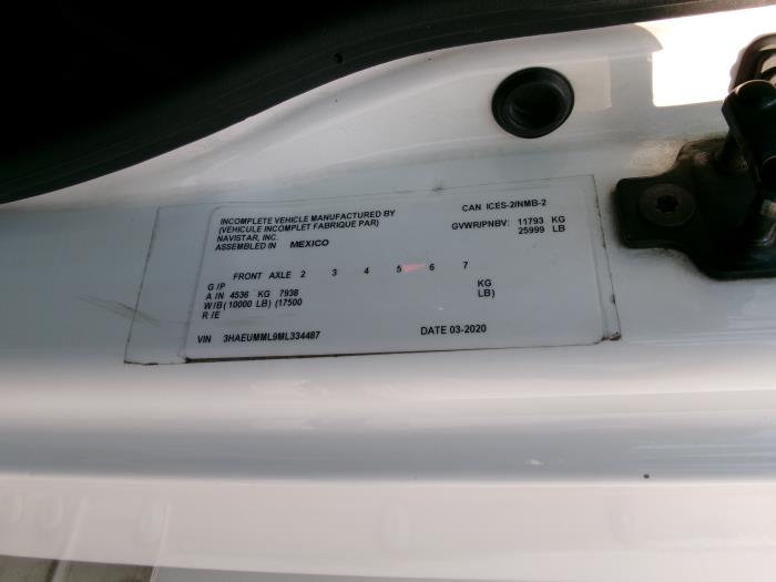 2021 International MV607-10