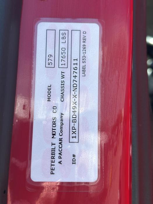 2022 Peterbilt 579-7