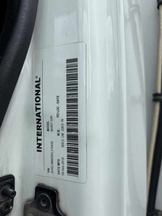 2019 International MV607-14