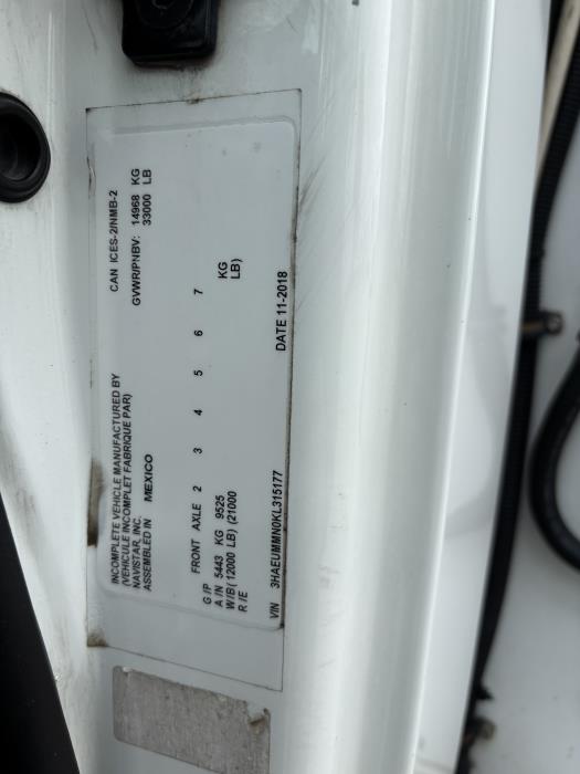 2019 International MV607-15