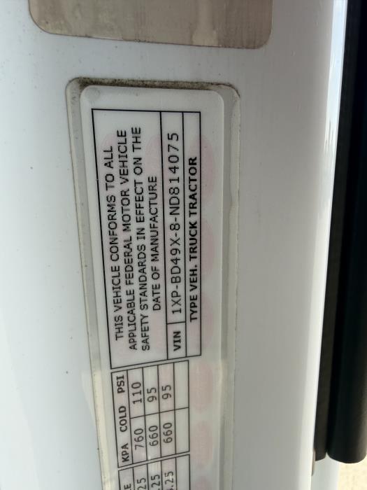 2022 Peterbilt 579-26