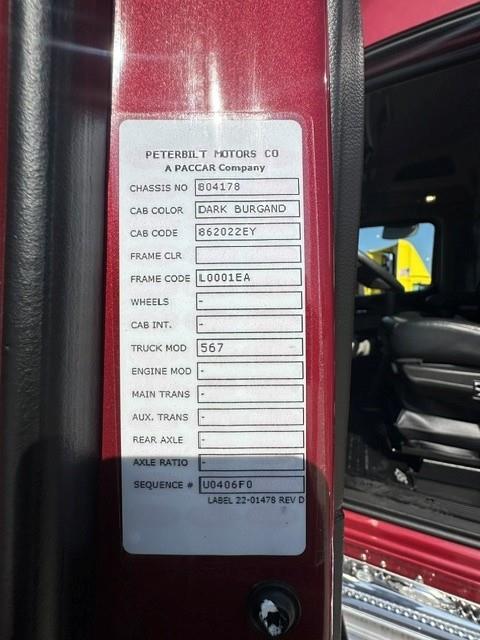 2022 Peterbilt 567-9