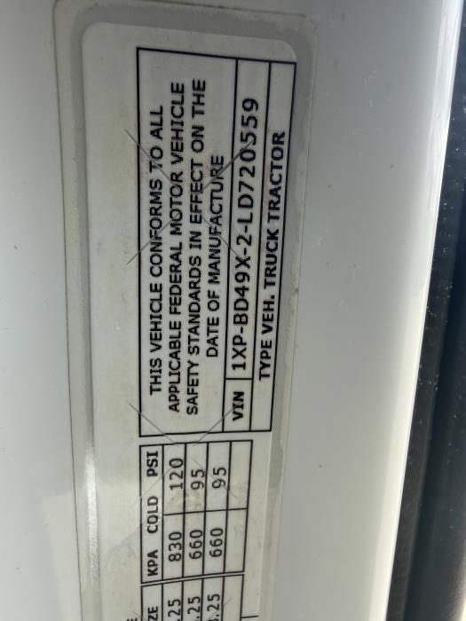 2020 Peterbilt 579-26