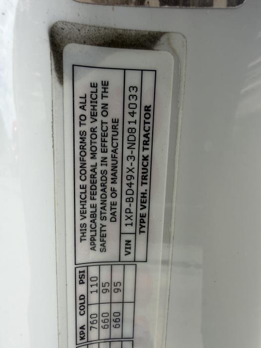 2022 Peterbilt 579-27