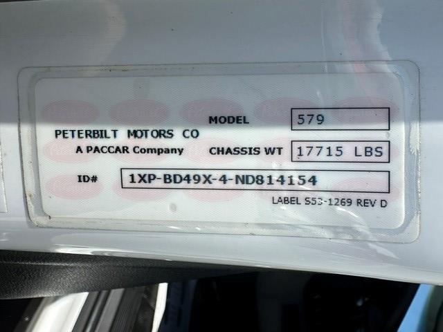2022 Peterbilt 579-9