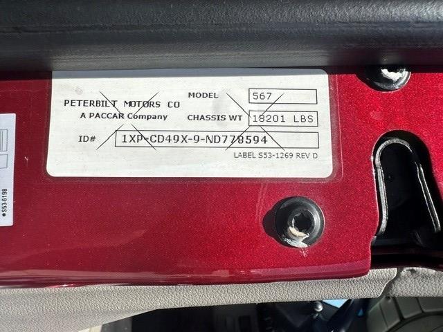 2022 Peterbilt 567-4