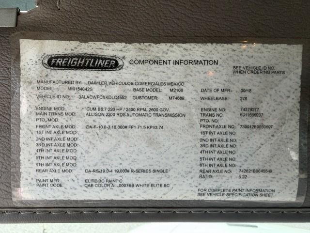 2019 Freightliner Business Class M2 106-14