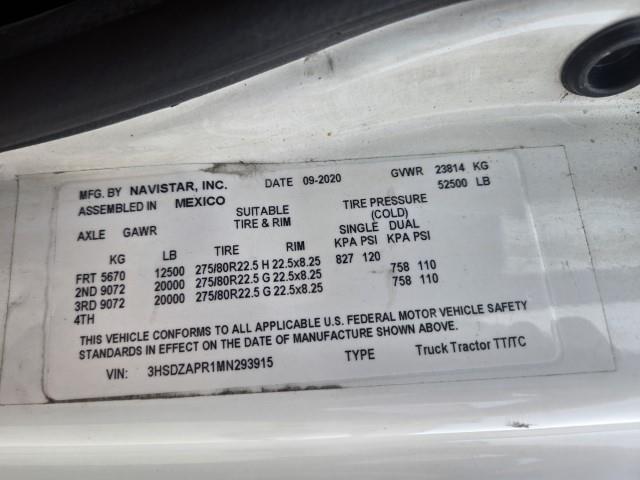 2021 International LT625-26