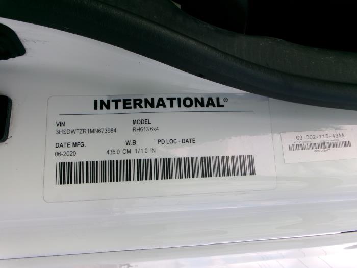 2021 International RH613-12