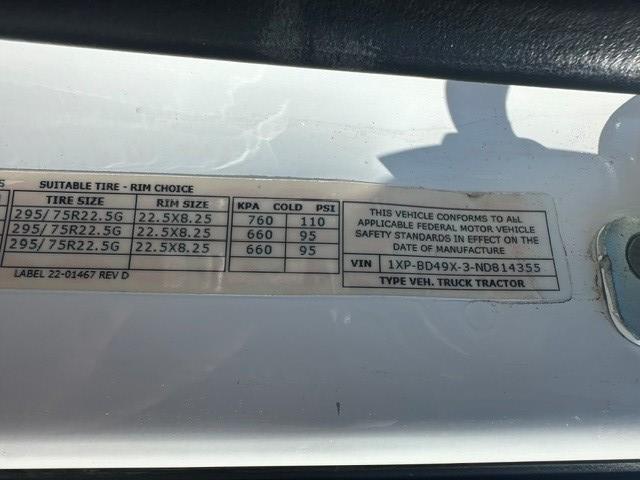 2022 Peterbilt 579-12