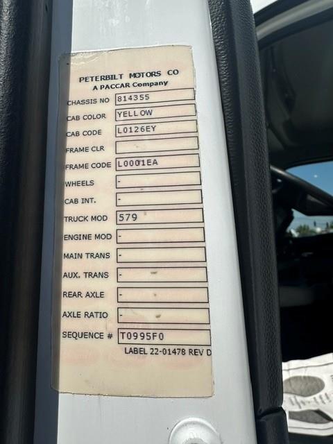 2022 Peterbilt 579-15