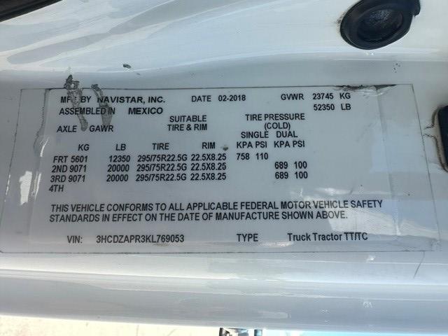 2019 International LT625-3