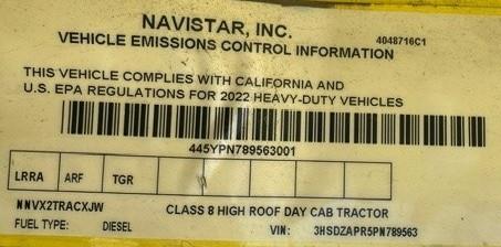2023 International LT625-14