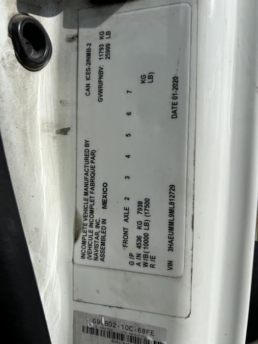 2021 International MV607-26