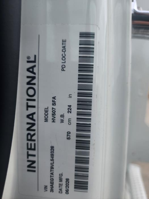 2027 International HV507-8