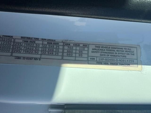 2022 Peterbilt 579-5