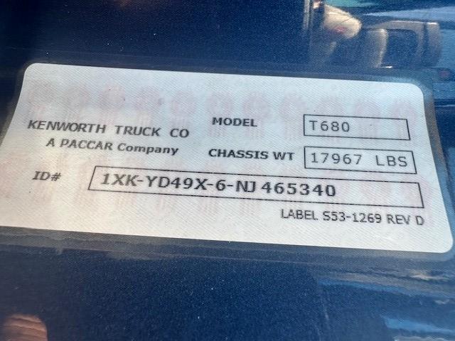 2022 Kenworth T680-12