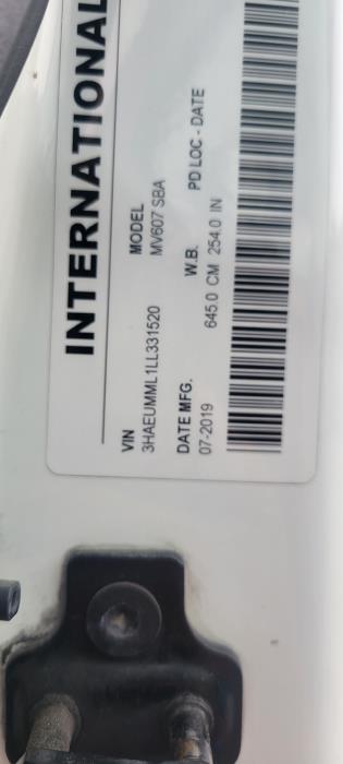 2020 International MV607-0