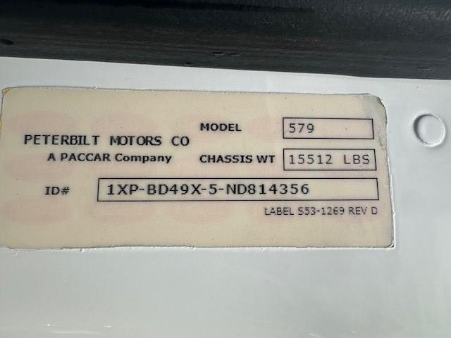 2022 Peterbilt 579-5