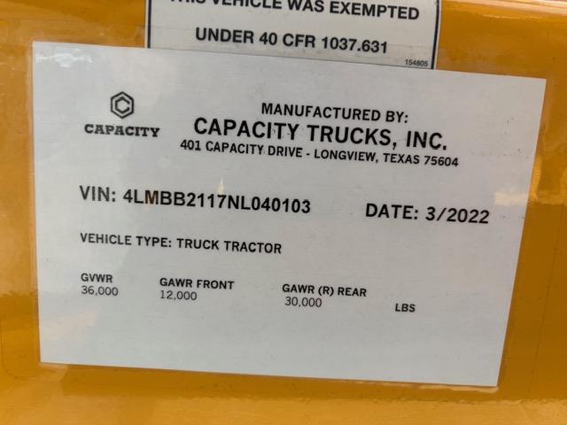 2022 Capacity TJ5000-25