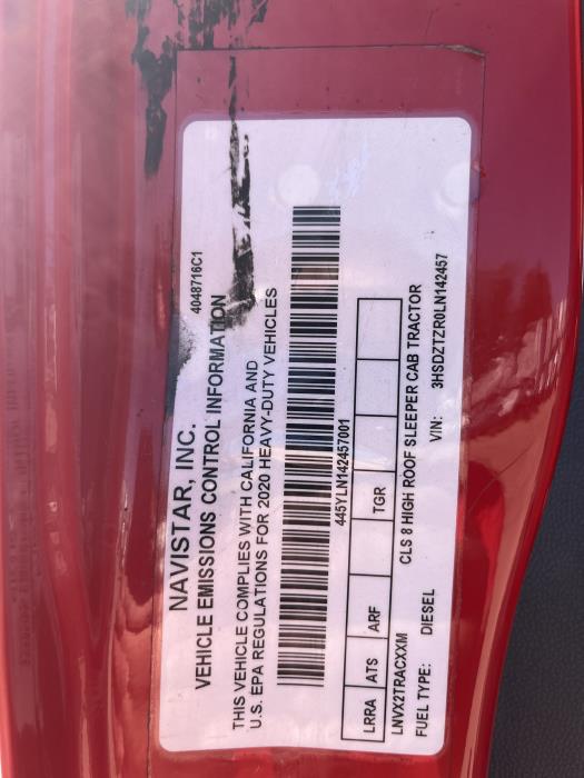 2020 International LT625-12